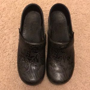 Dansko Professional Black Tooled Clog